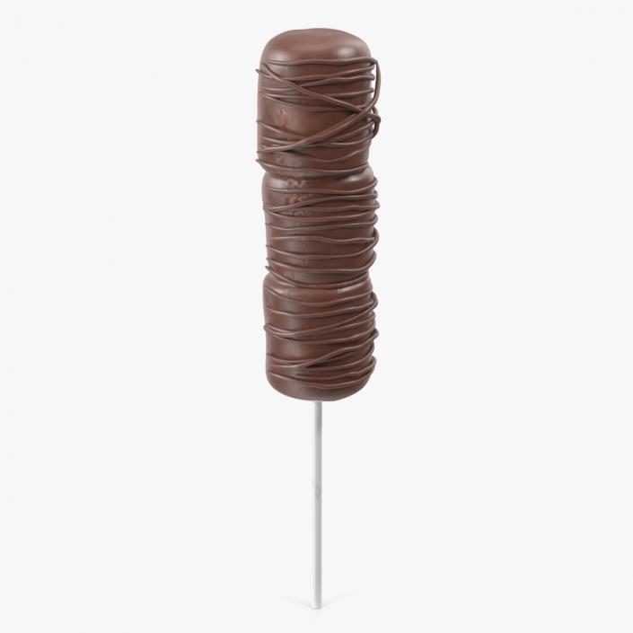 Marshmallow Skewer Pop Chocolate 3D