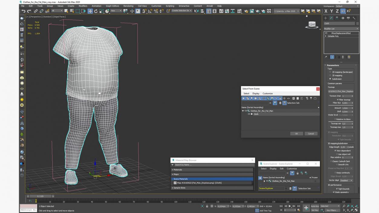 3D model Clothes for the Fat Man 2