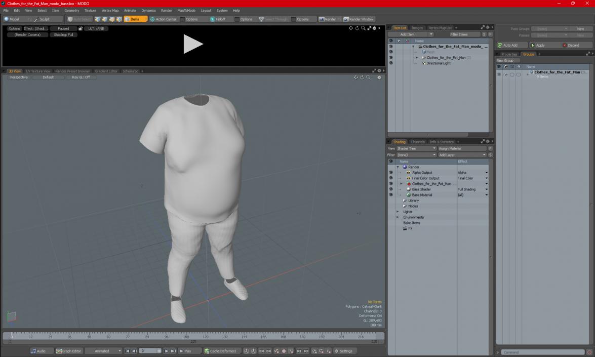 3D model Clothes for the Fat Man 2