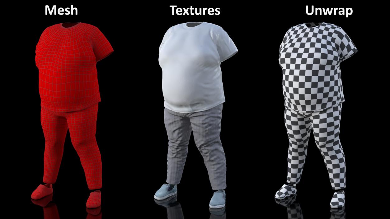 3D model Clothes for the Fat Man 2