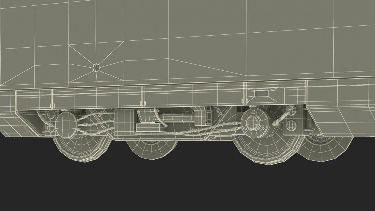 3D model Locomotive Train Amtrak Alstom Avelia Liberty