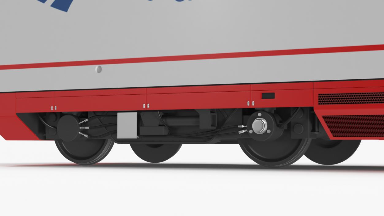 3D model Locomotive Train Amtrak Alstom Avelia Liberty