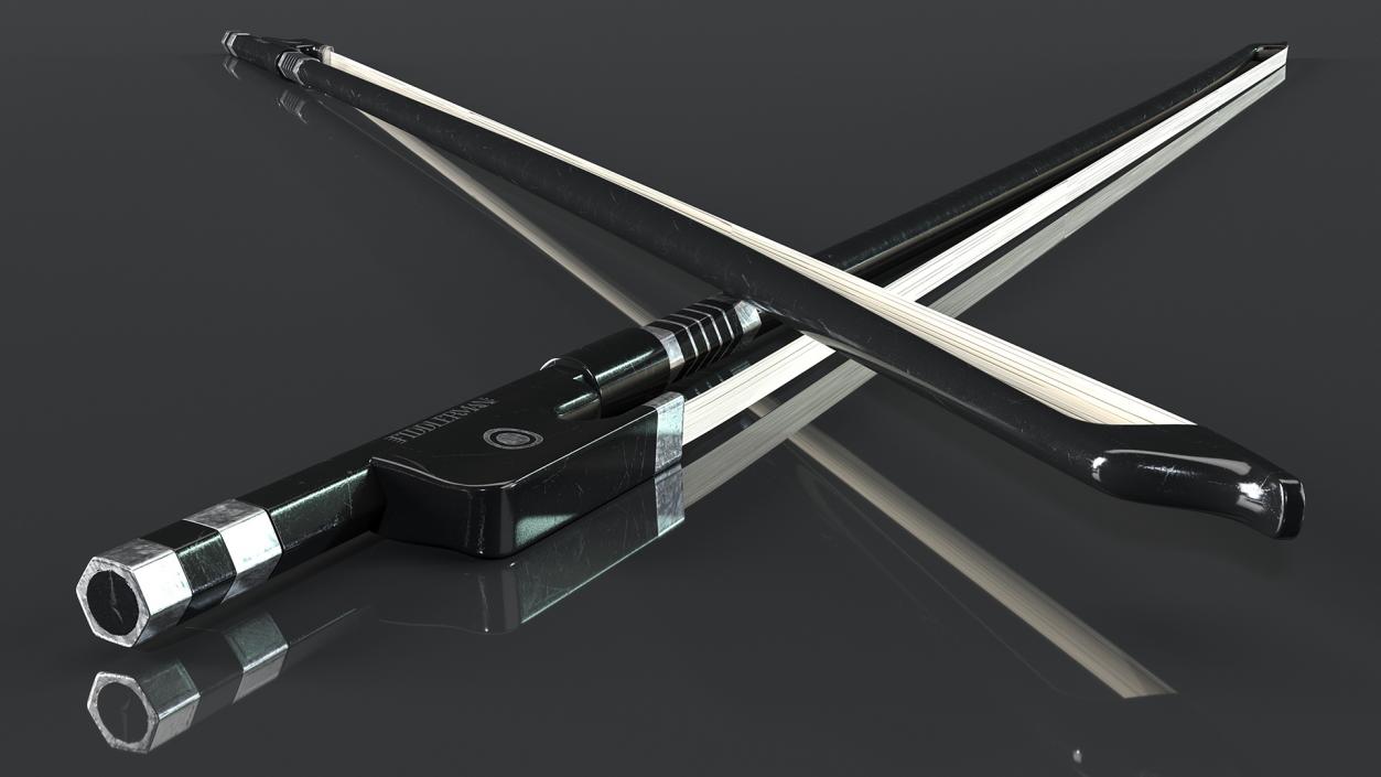 Cello Bow 3D model