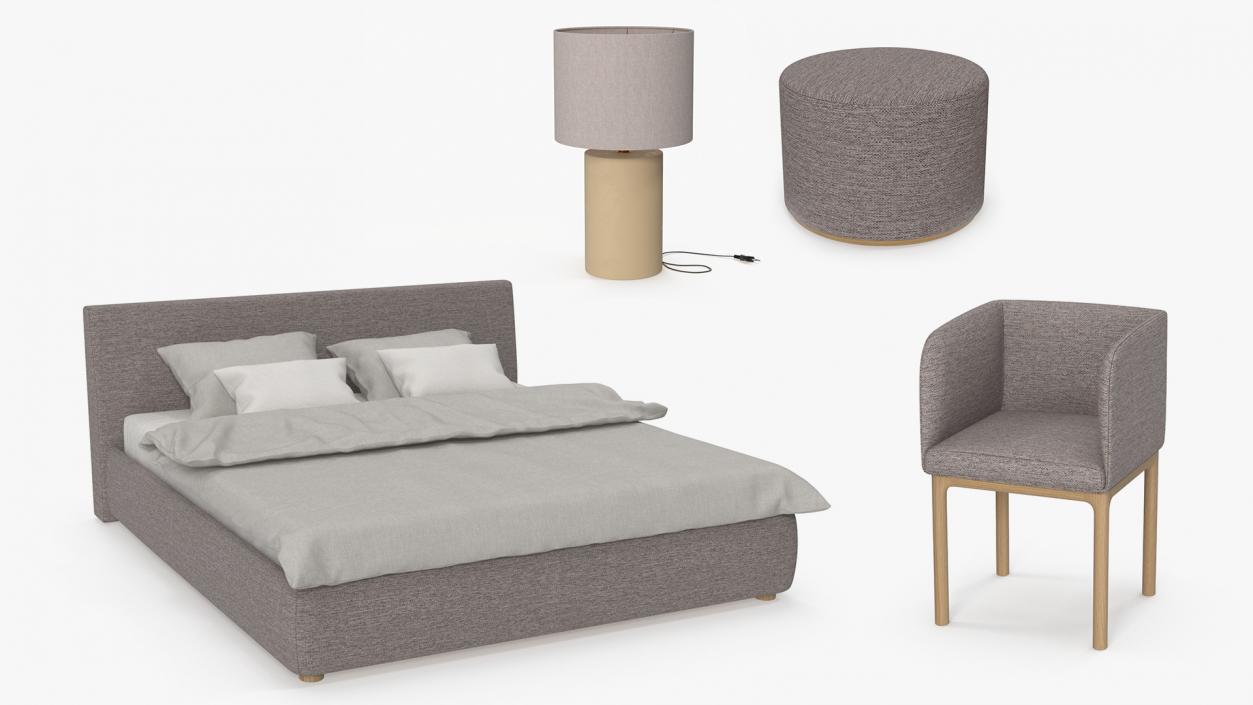 3D Bedroom Housewares Collection 2