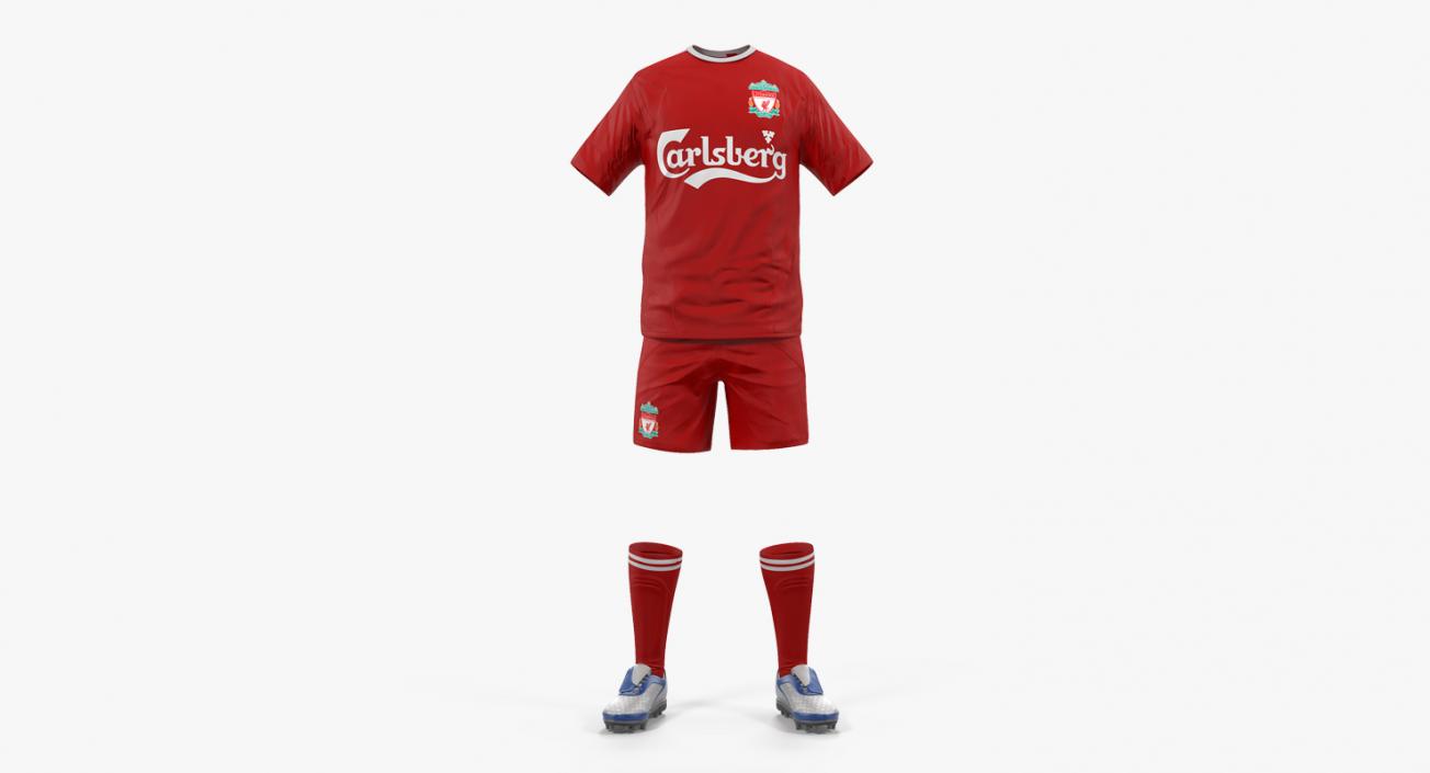 Soccer Uniform Liverpool 3D model