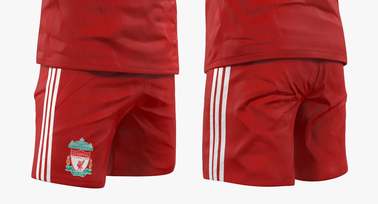 Soccer Uniform Liverpool 3D model