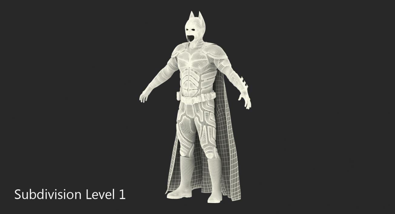 Batman Costume 3D model