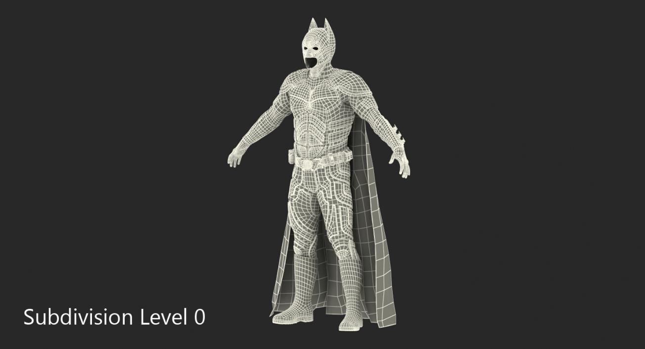 Batman Costume 3D model