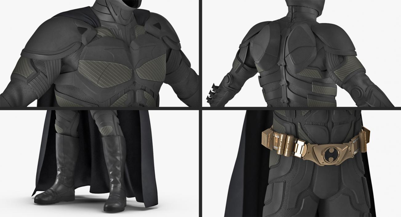 Batman Costume 3D model