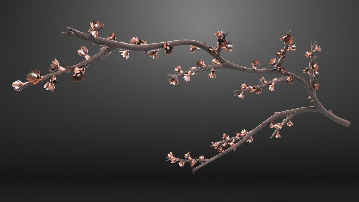 Bare Tree Naked Branch 3D