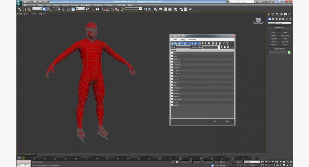 Speed Skater 2 Generic 3D