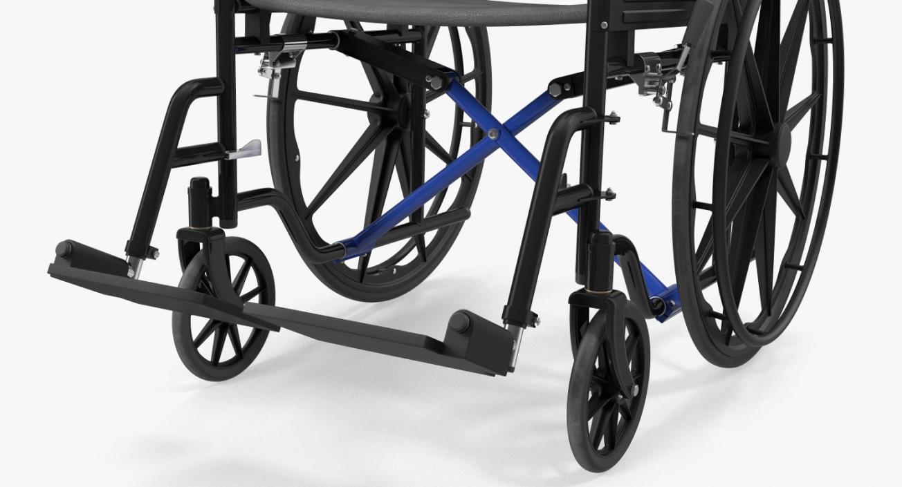 3D model Wheelchair at Hydraulic Lift Rigged