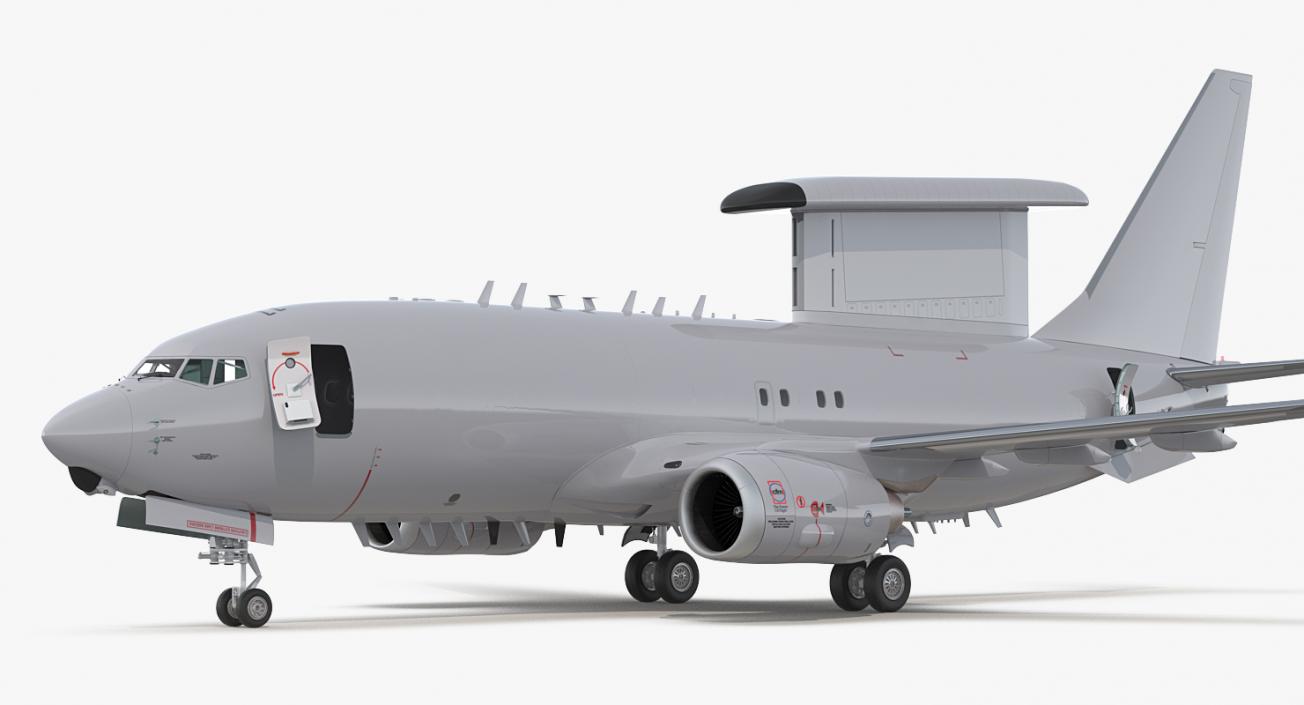 3D model Boeing 737 AEWC