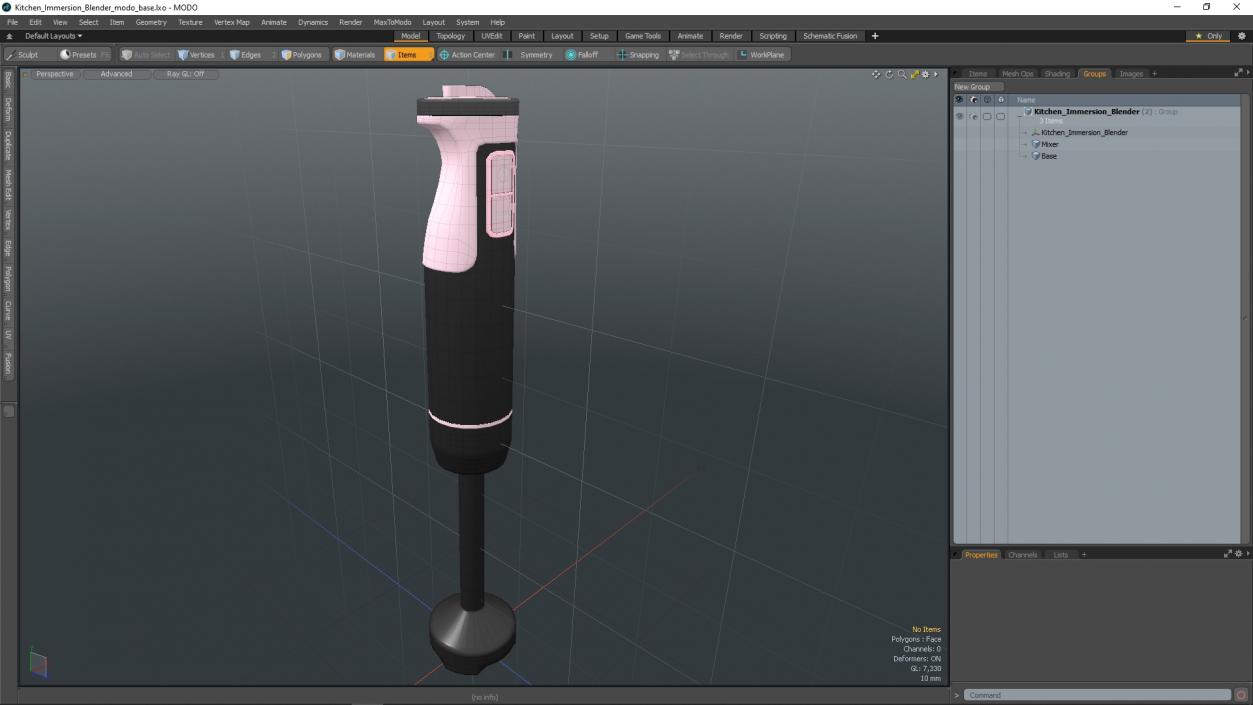 3D model Kitchen Immersion Blender