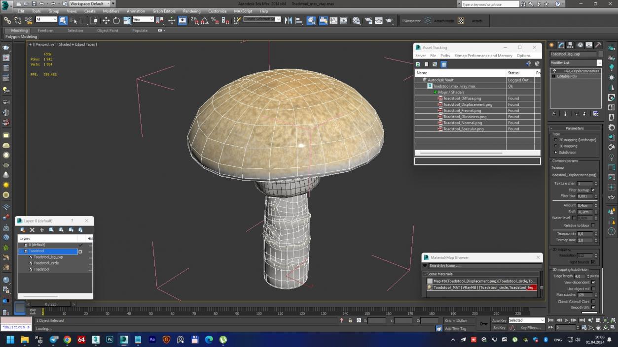 3D Toadstool 2