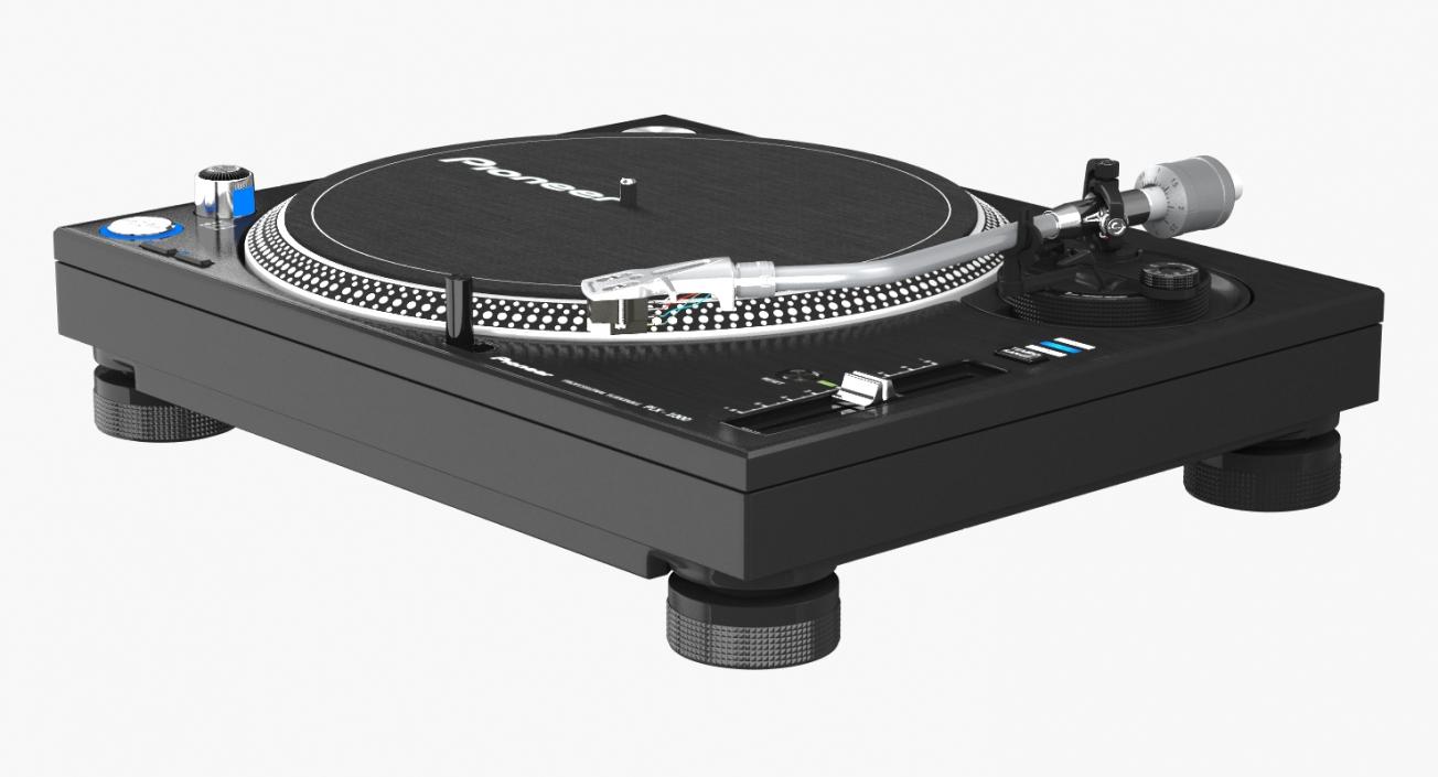 DJ Turntable Pioneer PLX 1000 3D model