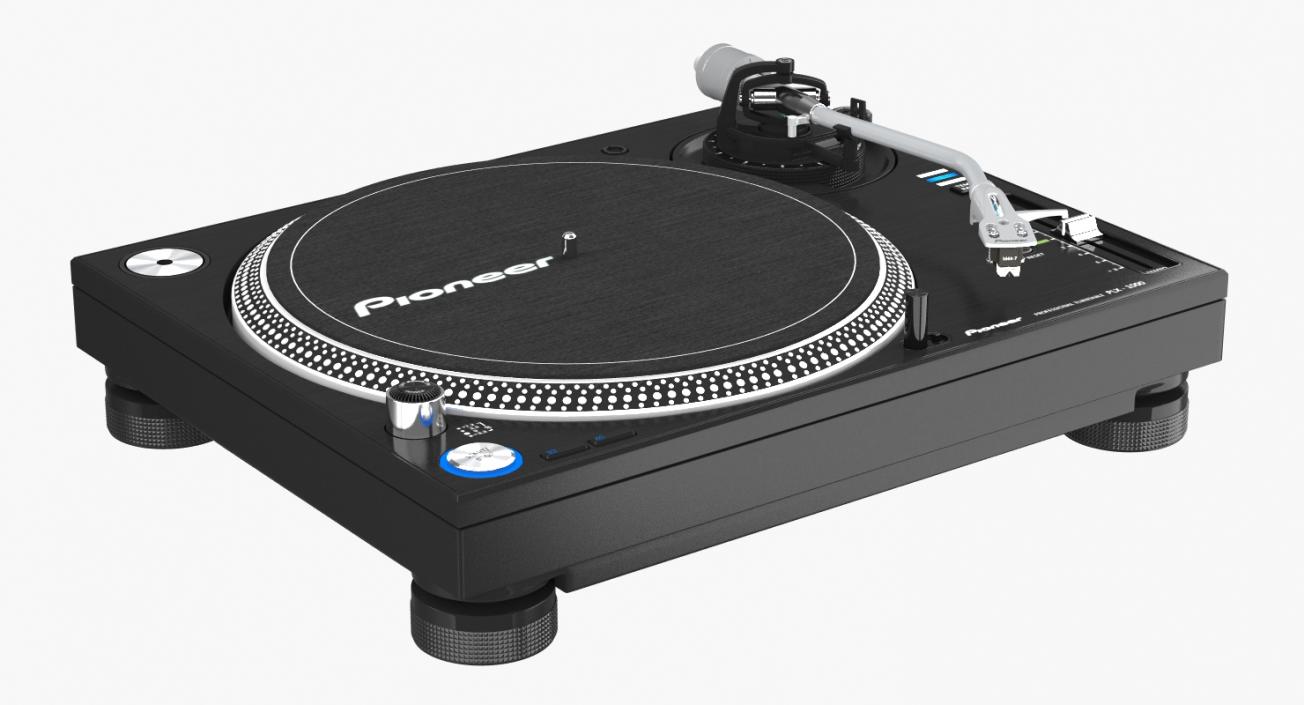 DJ Turntable Pioneer PLX 1000 3D model