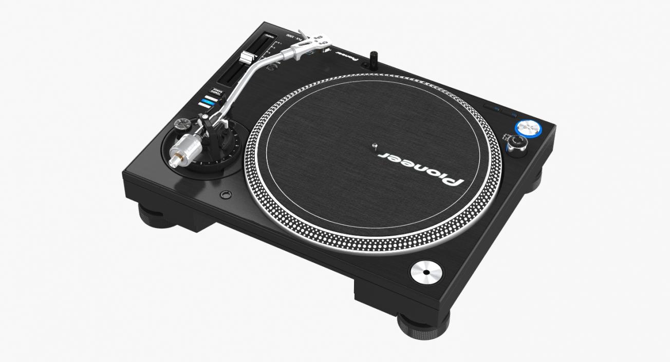 DJ Turntable Pioneer PLX 1000 3D model