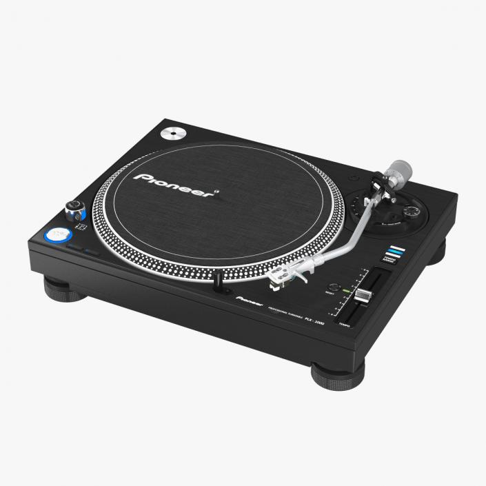 DJ Turntable Pioneer PLX 1000 3D model