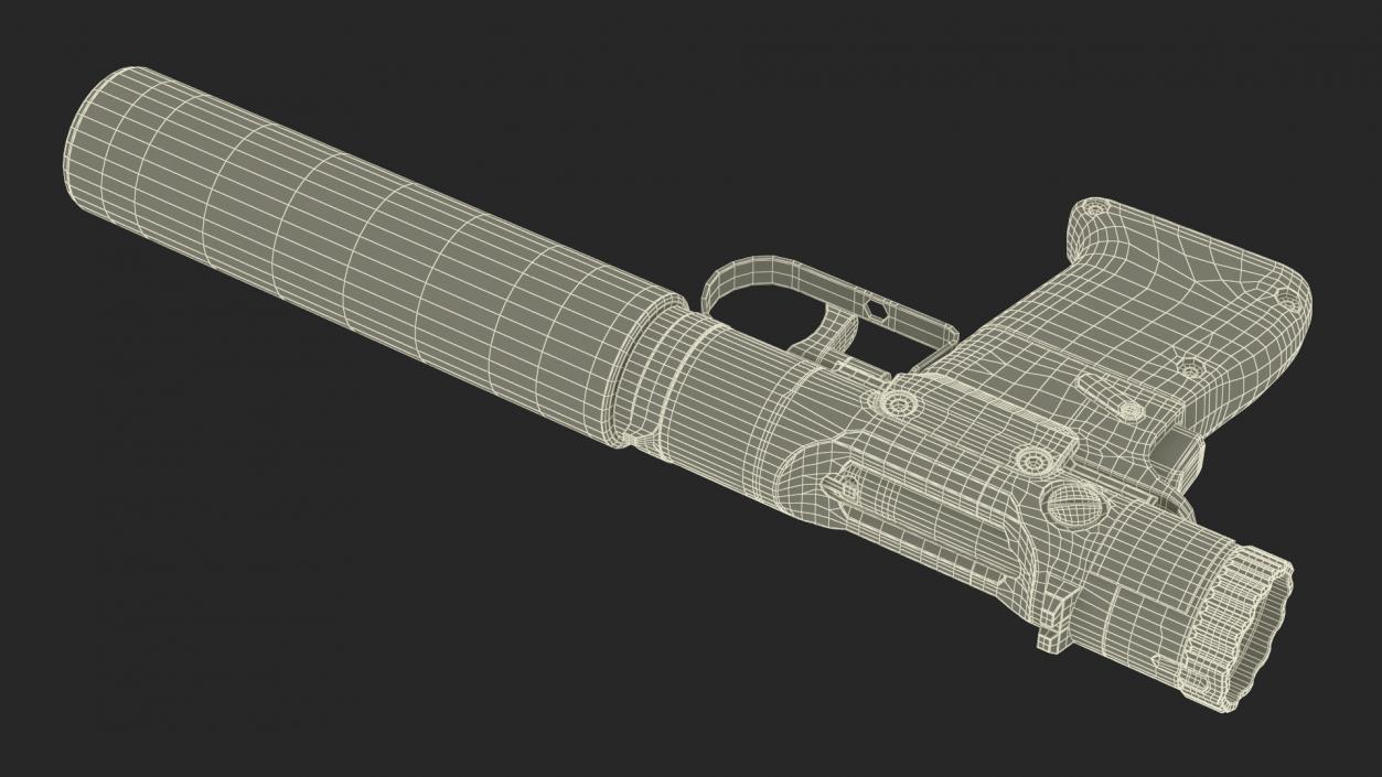 Veterinary Pistol BT VP9 3D model