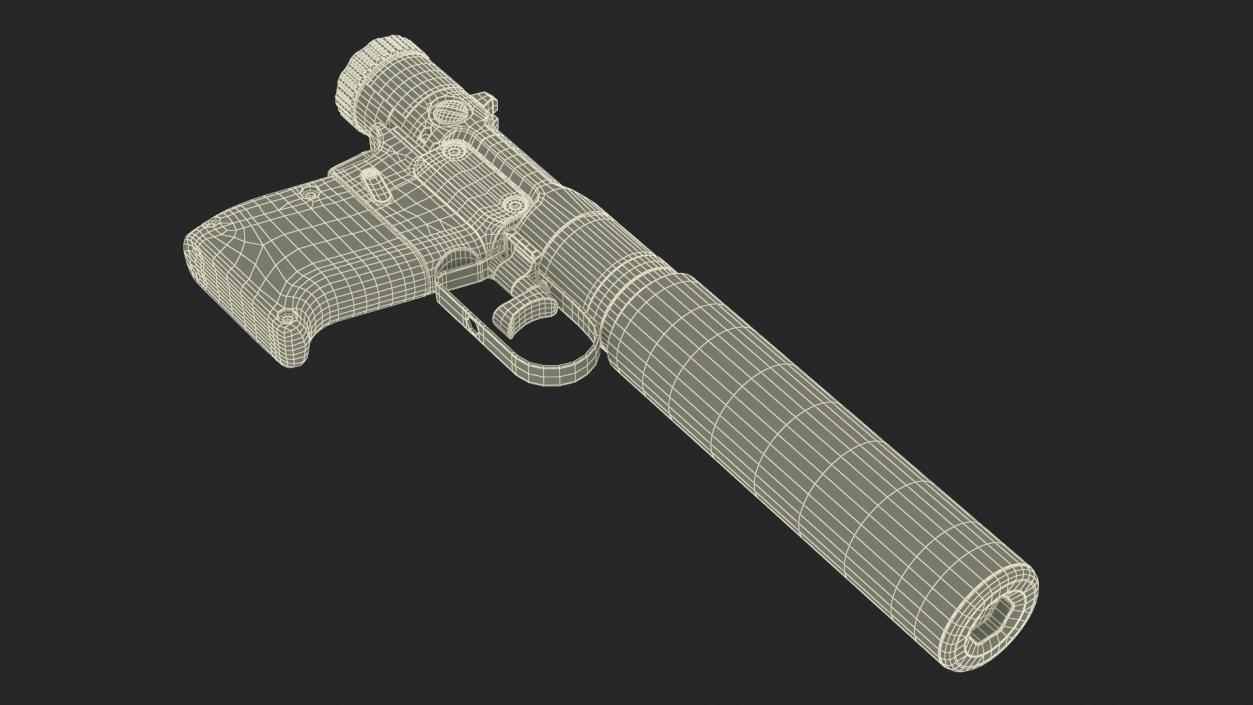 Veterinary Pistol BT VP9 3D model