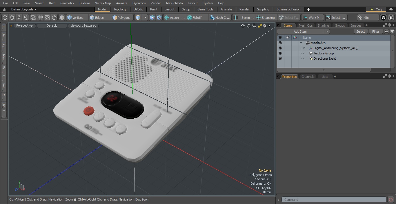 3D Digital Answering System AT and T model