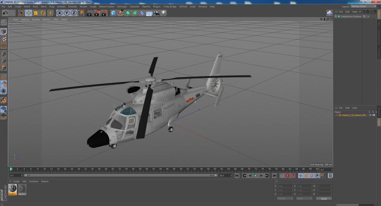 Harbin Z-9 Haitun 3D