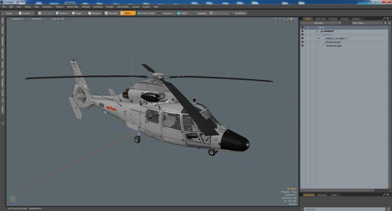 Harbin Z-9 Haitun 3D