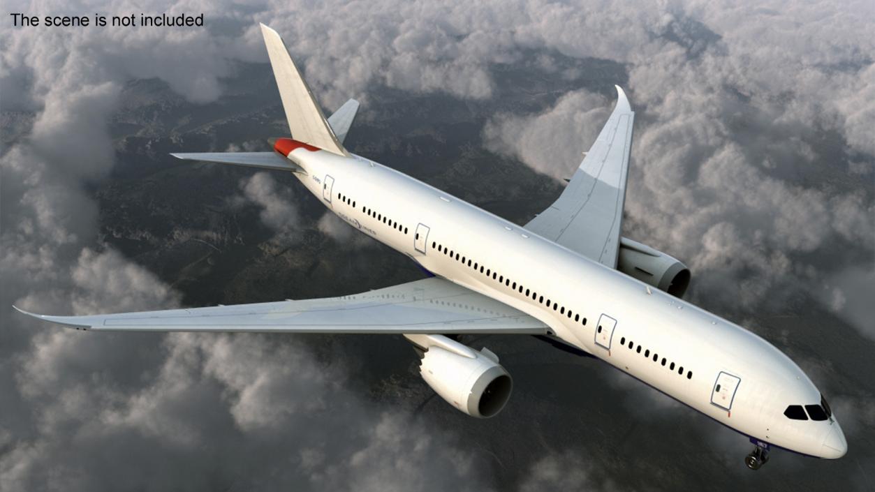 3D model Boeing 787 Dreamliner Aircraft