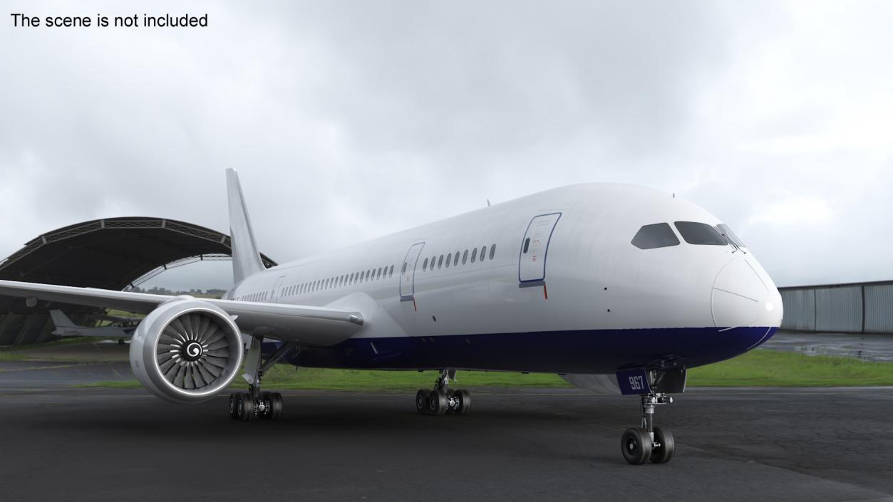 3D model Boeing 787 Dreamliner Aircraft