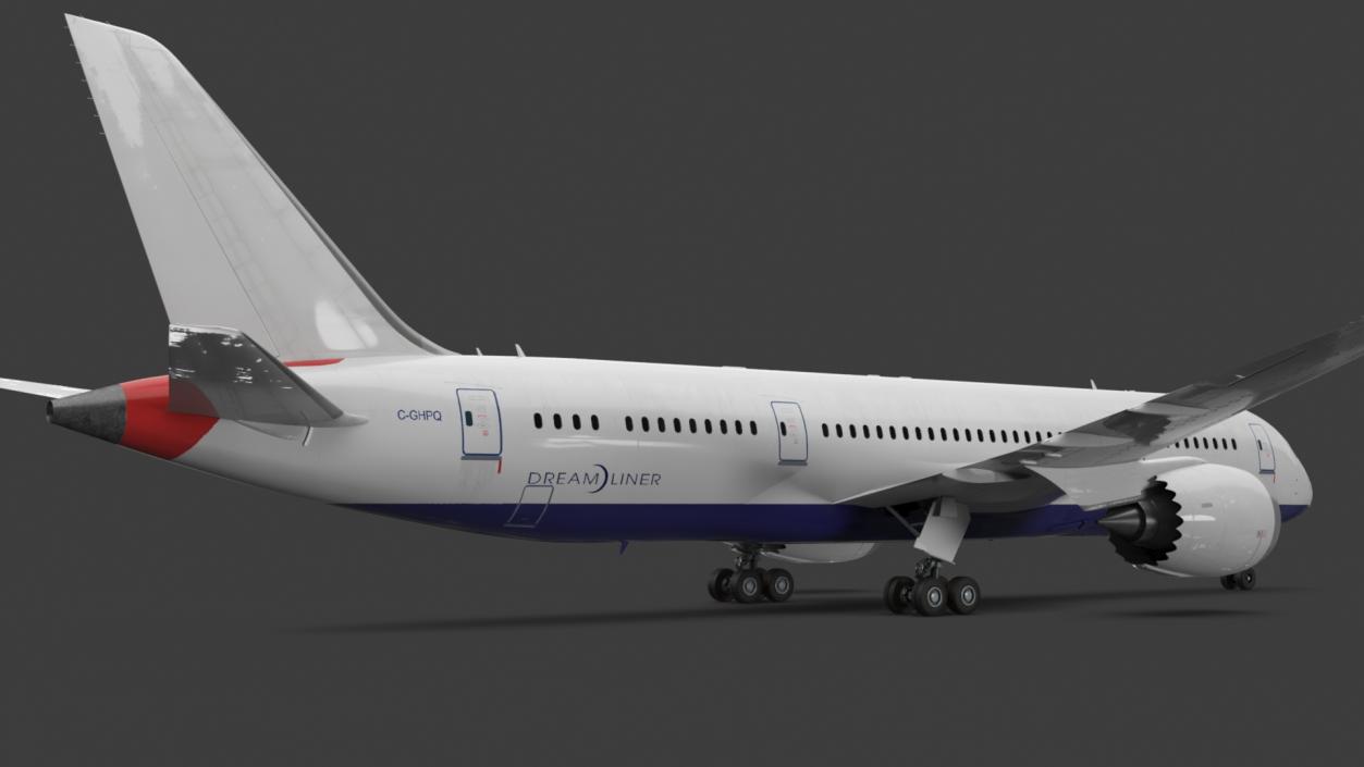 3D model Boeing 787 Dreamliner Aircraft