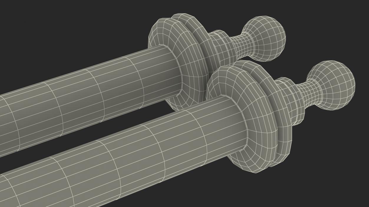 Rolled Up Paper Scroll 3D