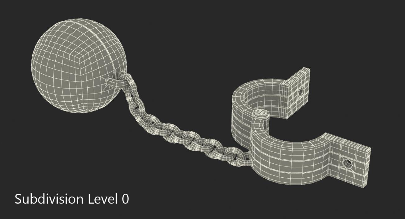 Ball and Chain 3D model