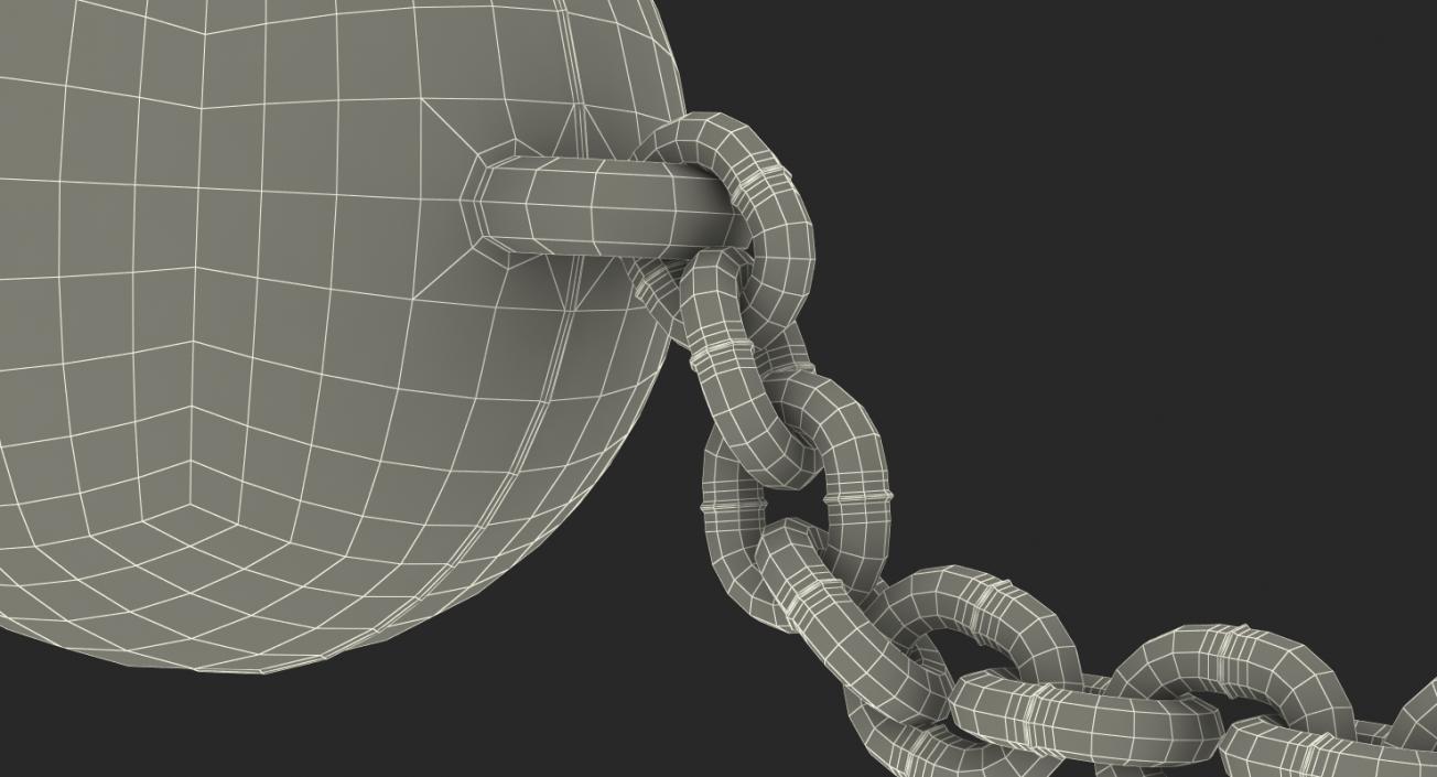 Ball and Chain 3D model