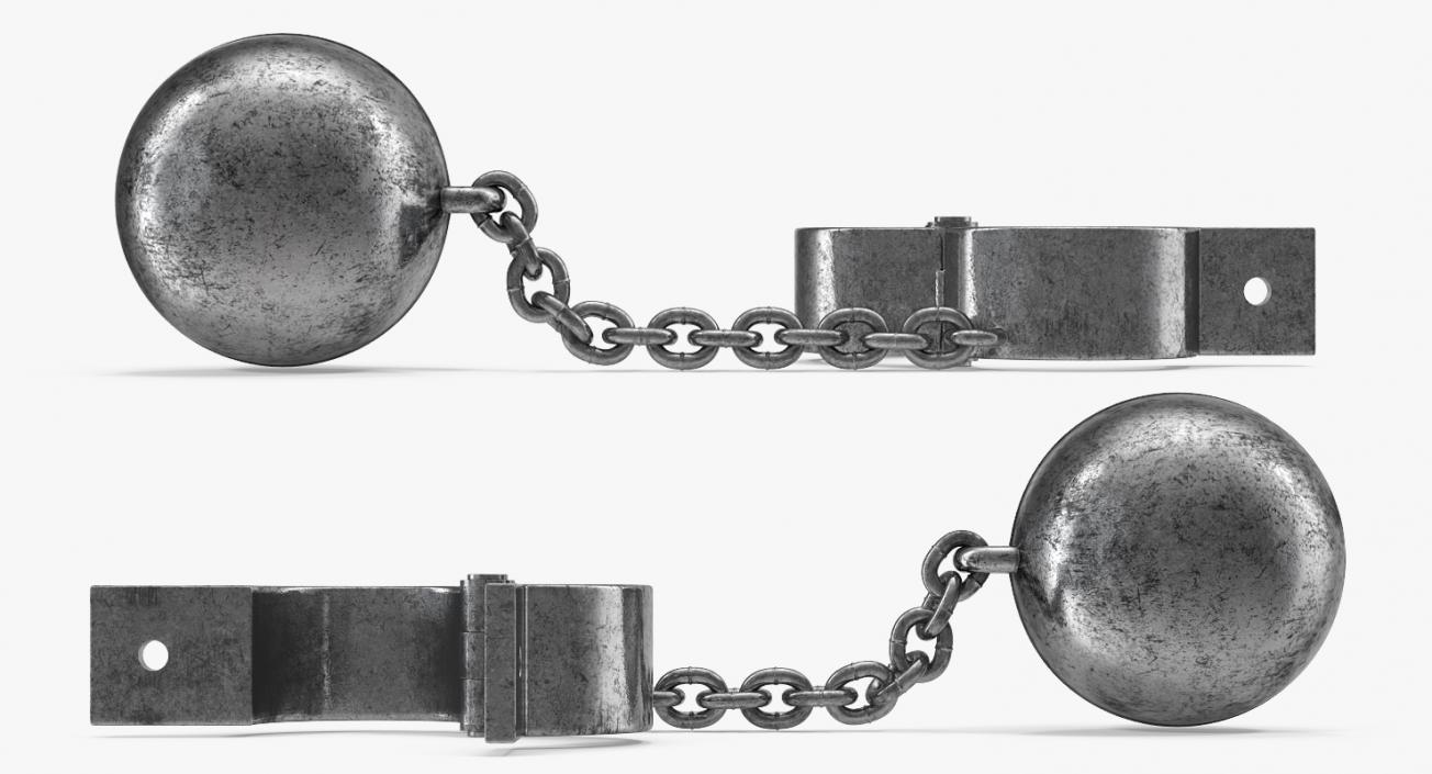 Ball and Chain 3D model