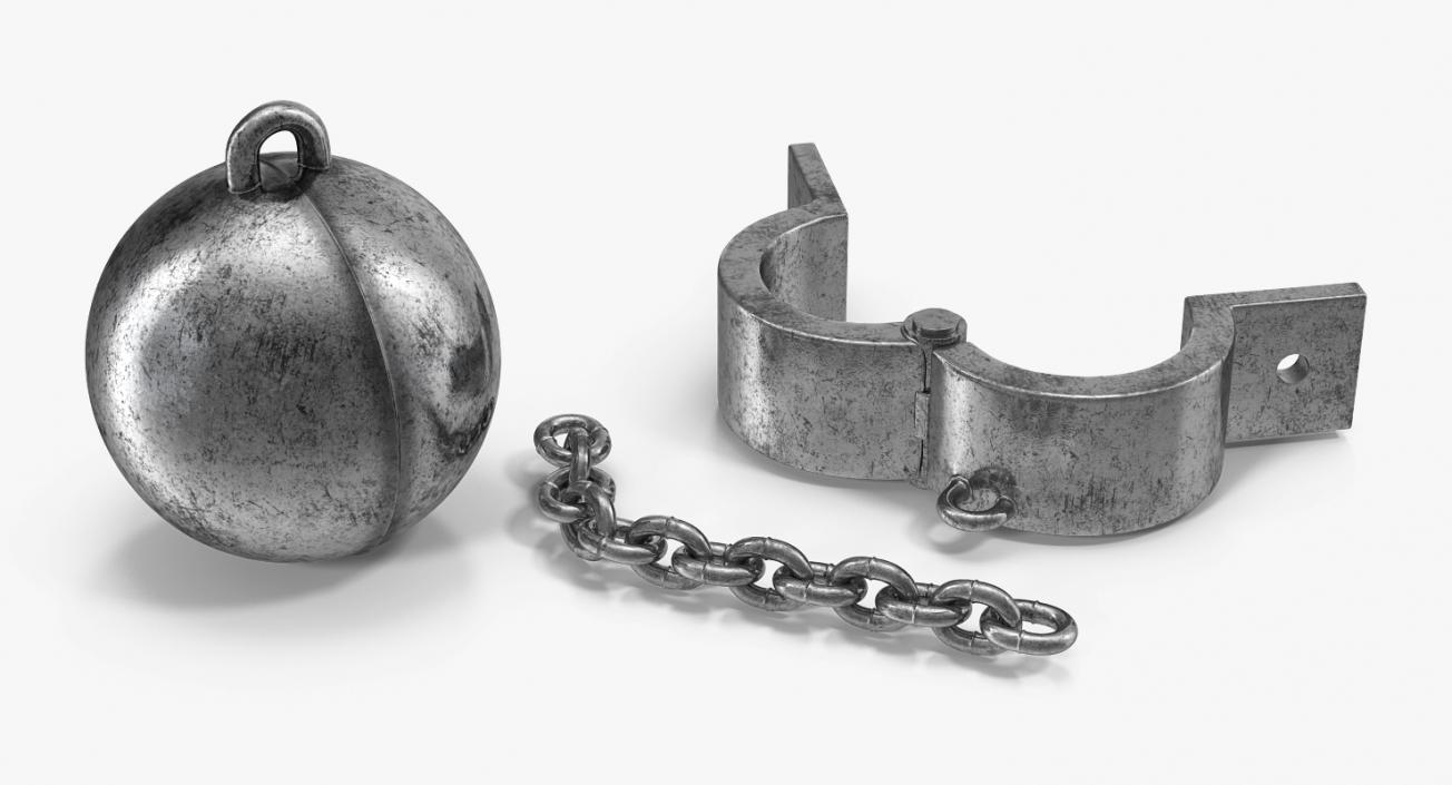 Ball and Chain 3D model