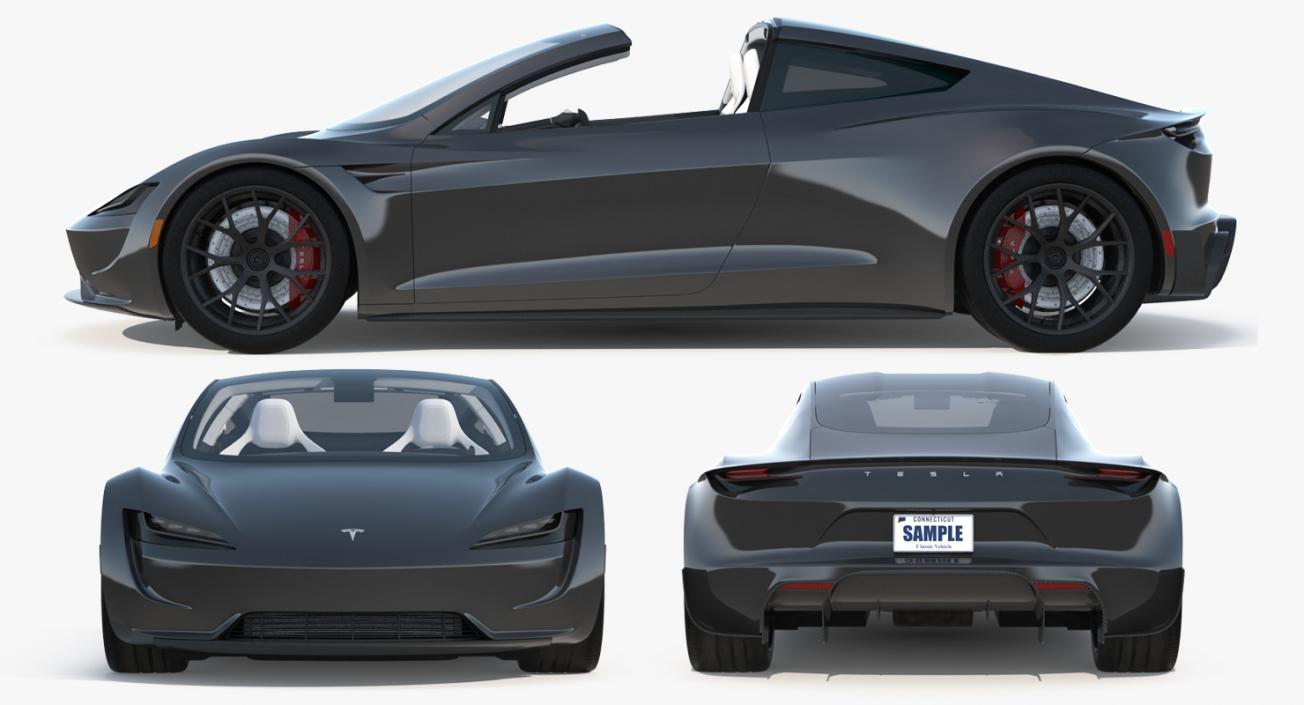 Tesla Roadster 2017 3D model