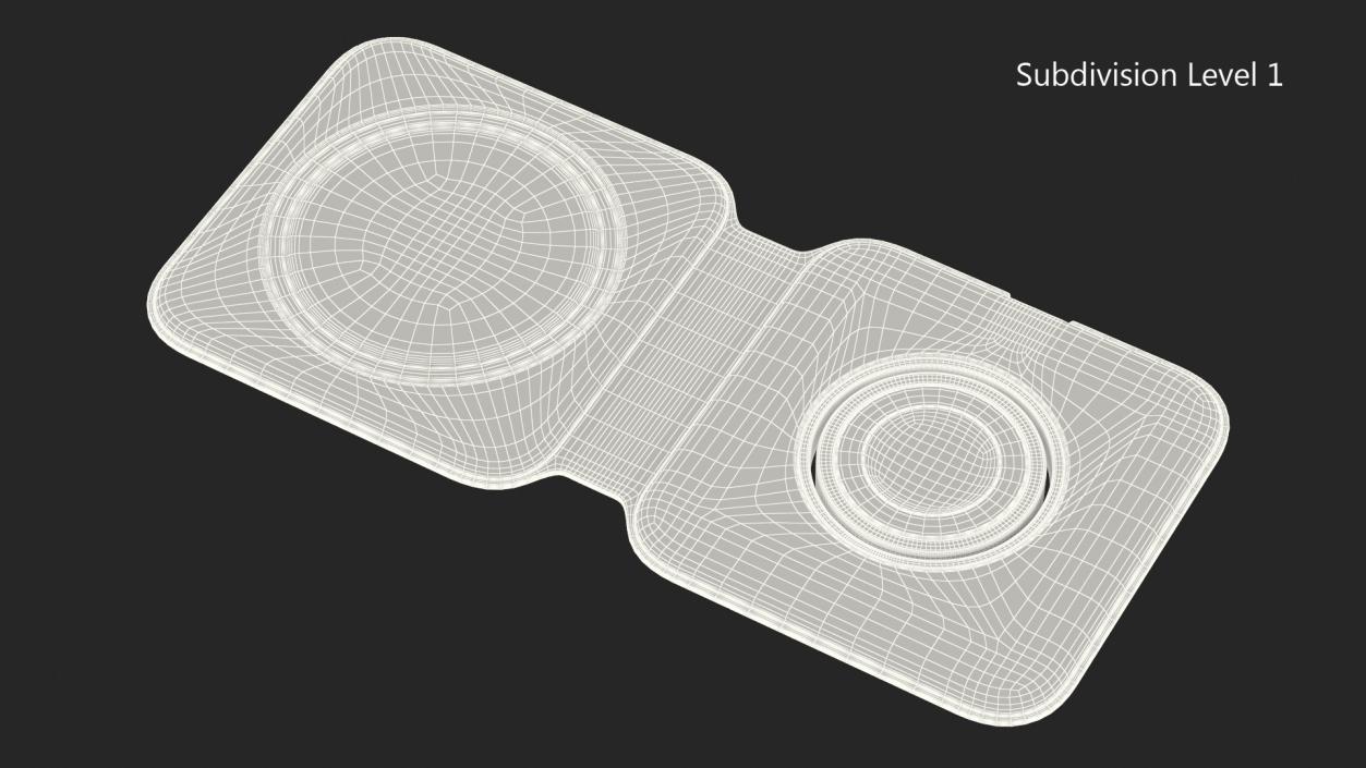 3D Apple MagSafe Duo Wireless Charger Rigged