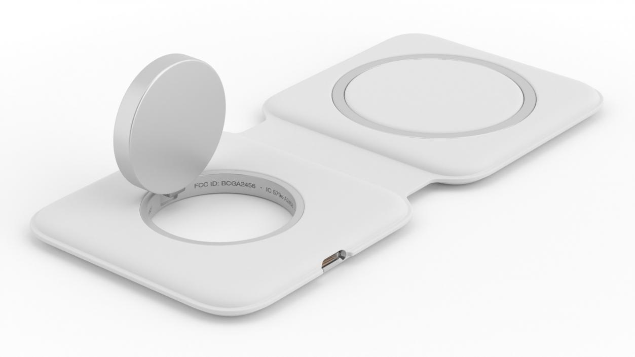 3D Apple MagSafe Duo Wireless Charger Rigged