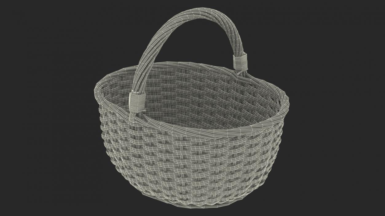 3D model Wicker Picnic Basket