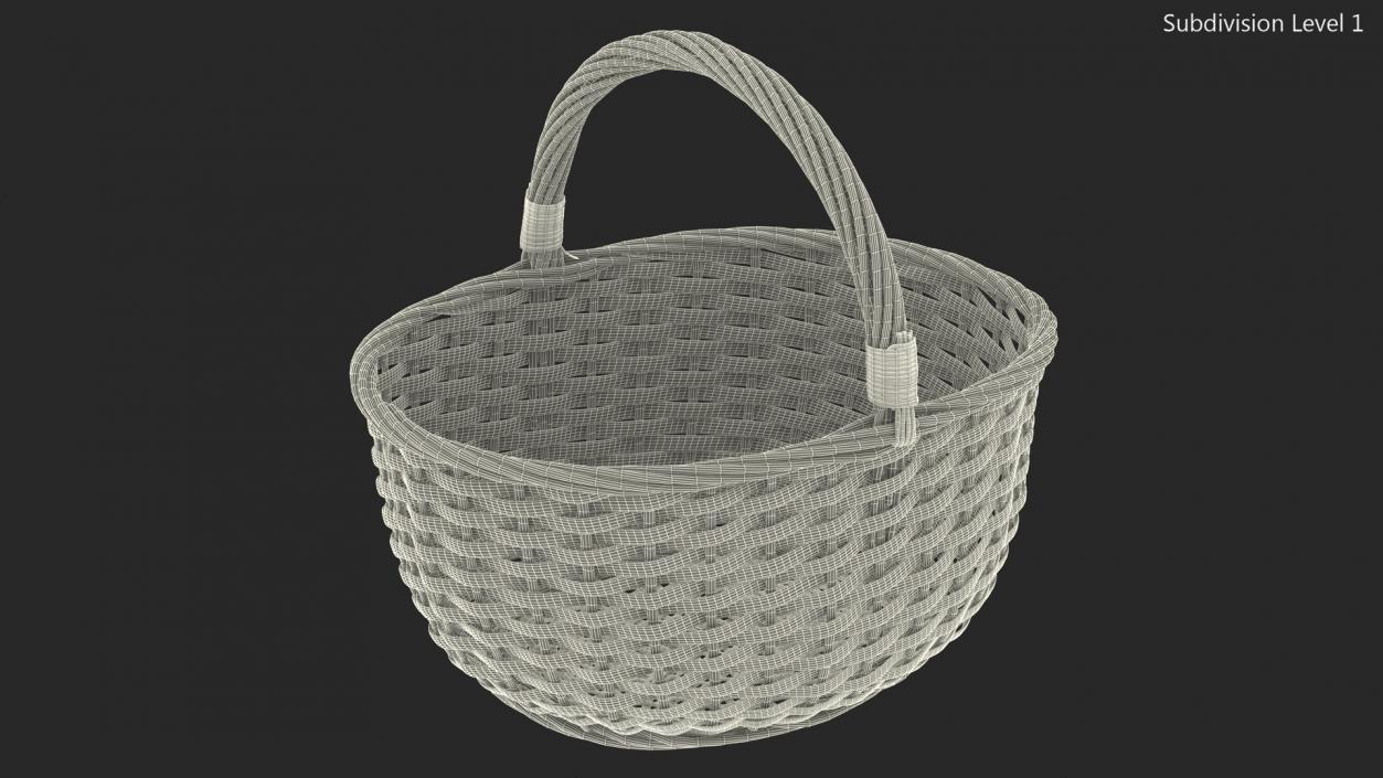 3D model Wicker Picnic Basket