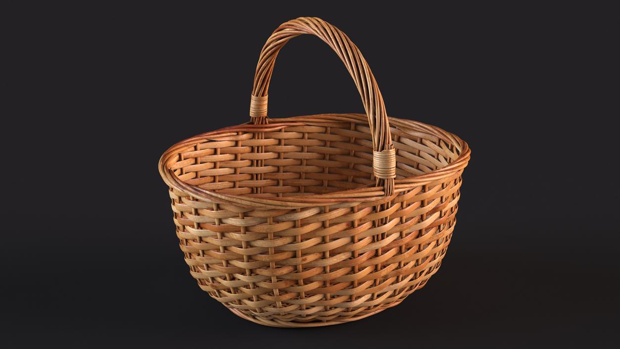 3D model Wicker Picnic Basket