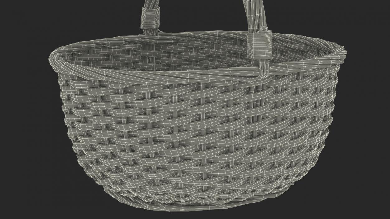 3D model Wicker Picnic Basket