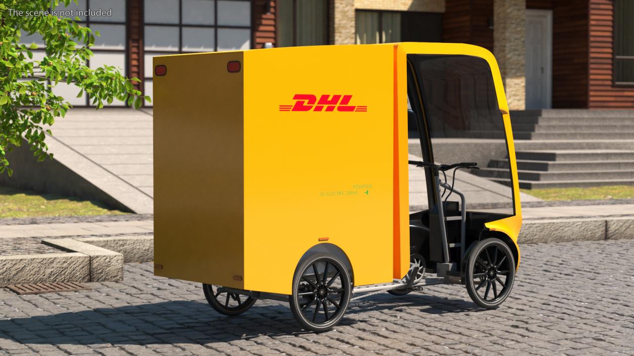 DHL Electric Cargo Bike EAV 3D