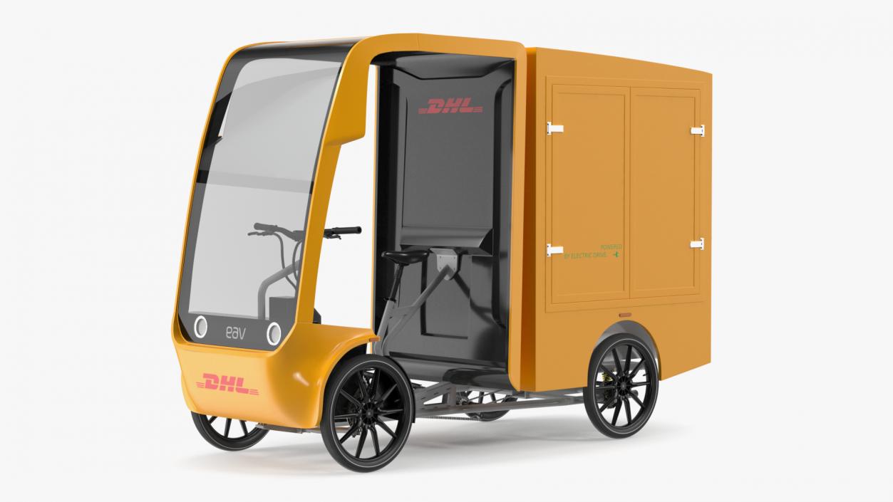 DHL Electric Cargo Bike EAV 3D