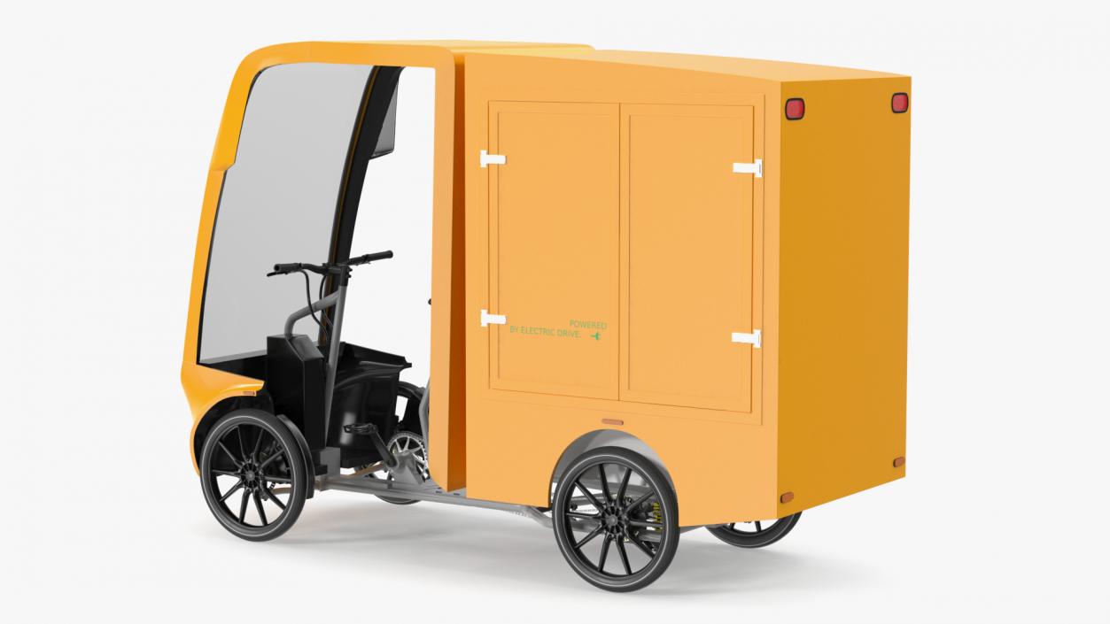 DHL Electric Cargo Bike EAV 3D