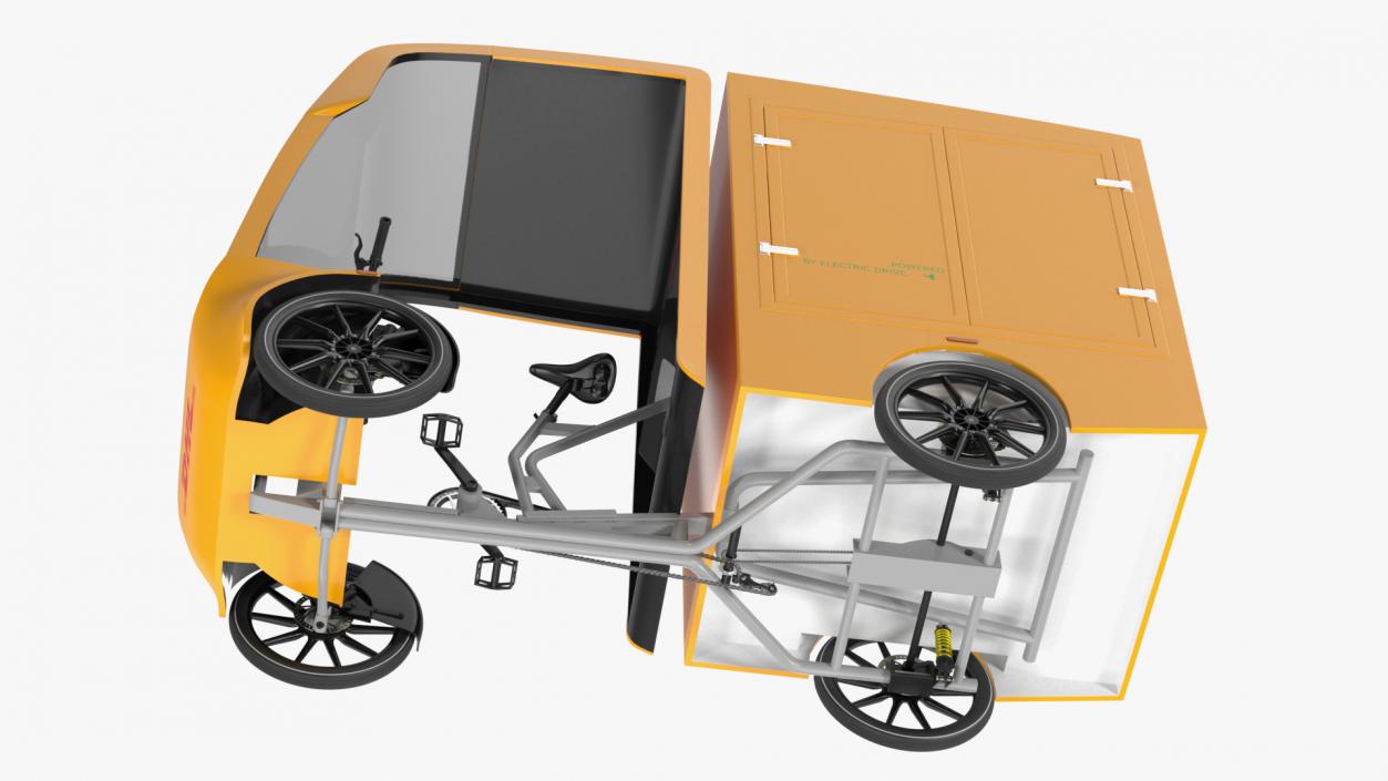 DHL Electric Cargo Bike EAV 3D