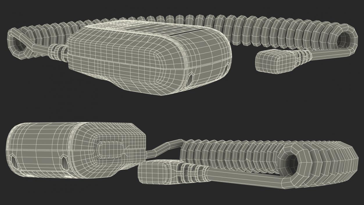 3D Marine Radio Fist Microphone model