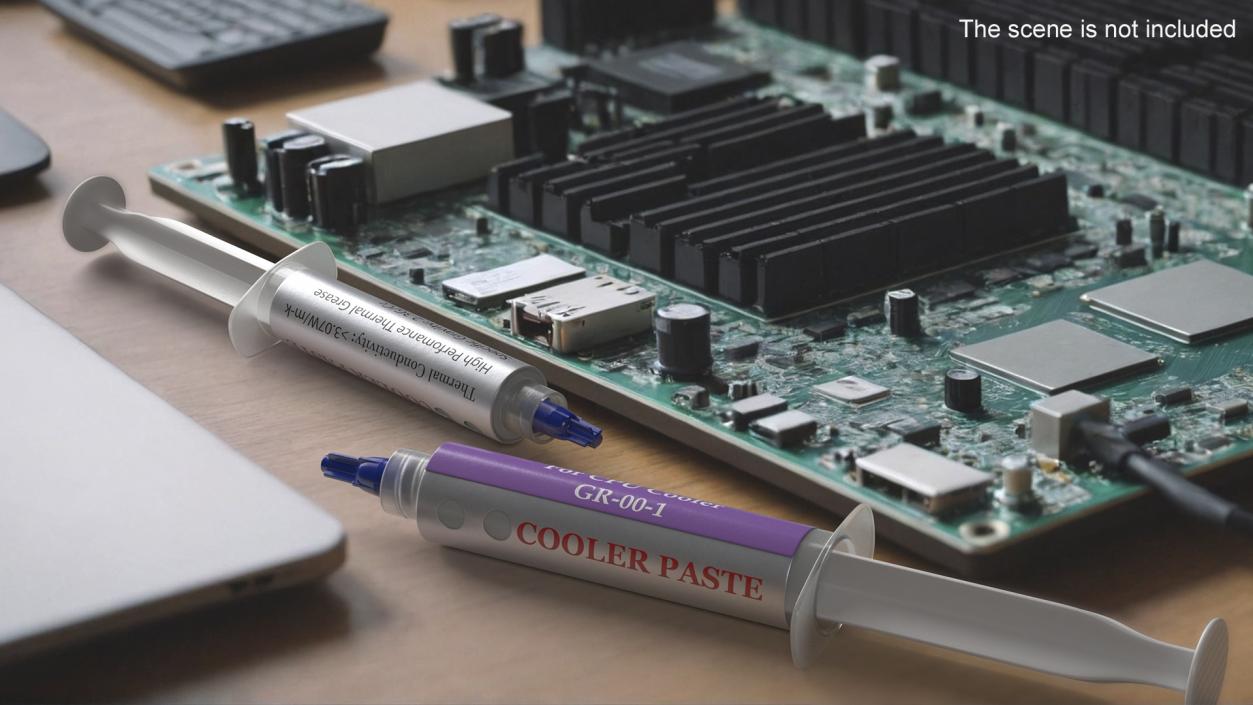 CPU Thermal Paste 3D