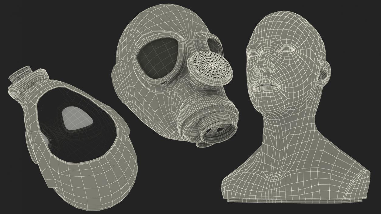 3D Dummy Toxic Mask